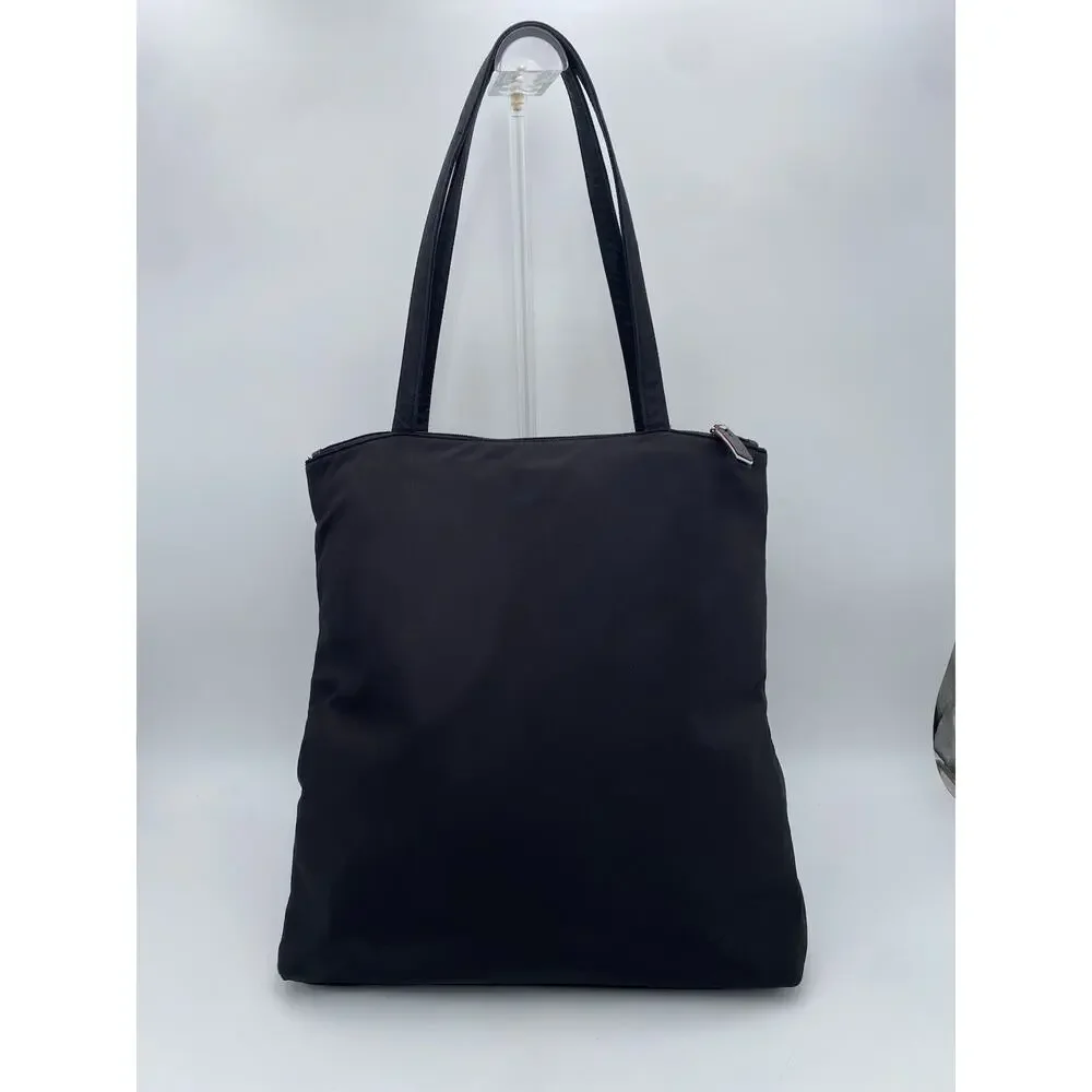 Cole Haan American Airlines Travel Bag 15x15” Black Nylon Laptop Tote RARE